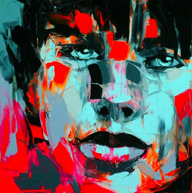 Francoise Nielly Portrait Palette Painting Expression Face041